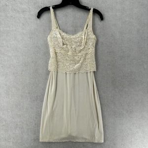 Vtg Olga Babydoll Negligee Lingerie Nightgown‎ Lace Underwire Peignoir Size 36